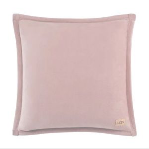 UGG Coco Luxe Square Throw Pillow  in color Quartz (light pink)